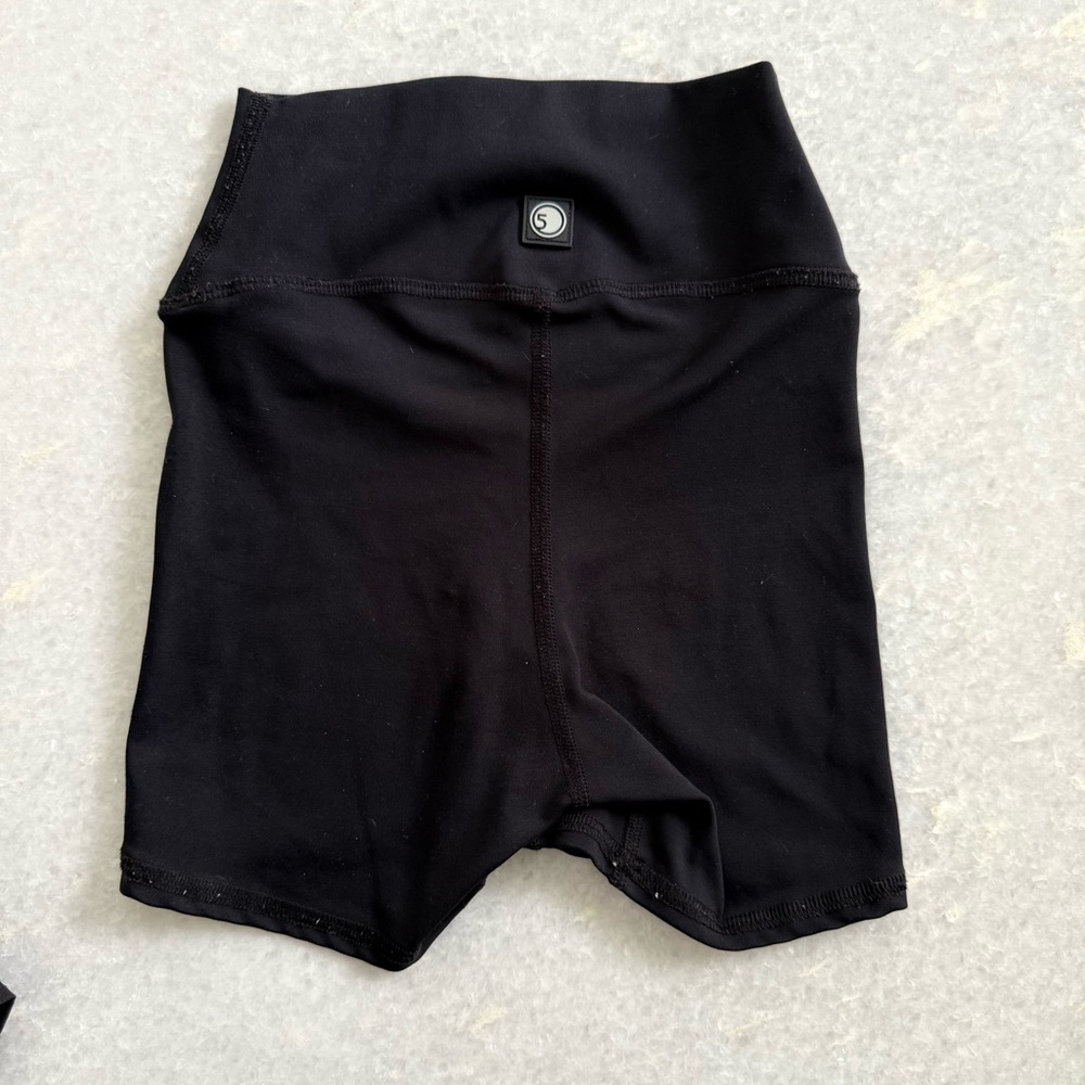 FIVE THE LABEL | Everyday 3” High-Waisted Dance Shorts, Black, Child’s YXL